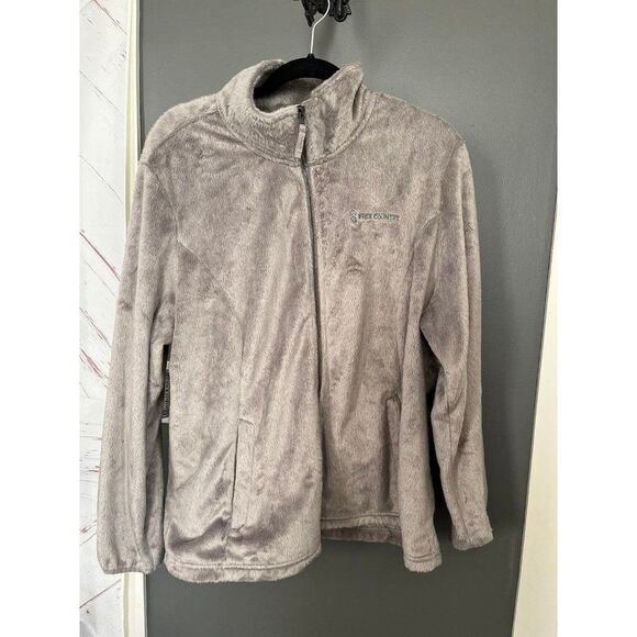 Free country size xxl grey gray super soft fleece - Picture 1 of 4